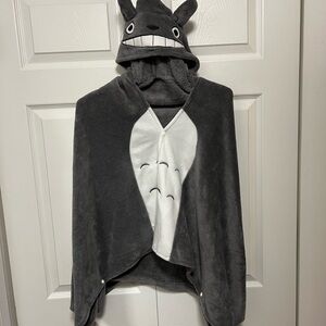 My Neighbor Totoro Soft Microfiber Hooded Poncho | One Size